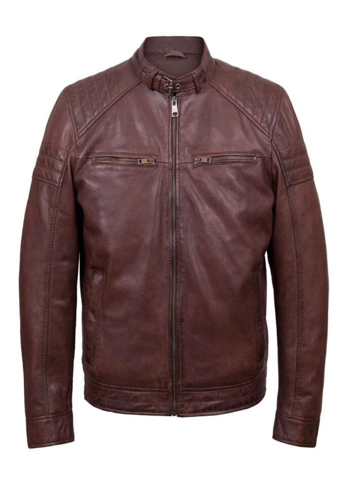 Bohemia Burgundy Leather Jacket