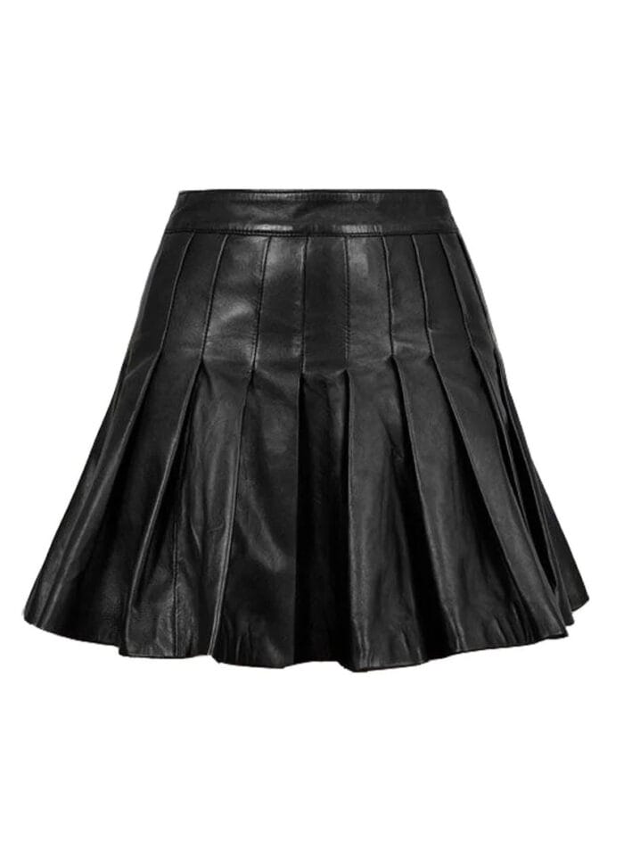 Jessica Leather Skirt