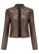 Leather Jackets Fashion Zipper Biker Jackets