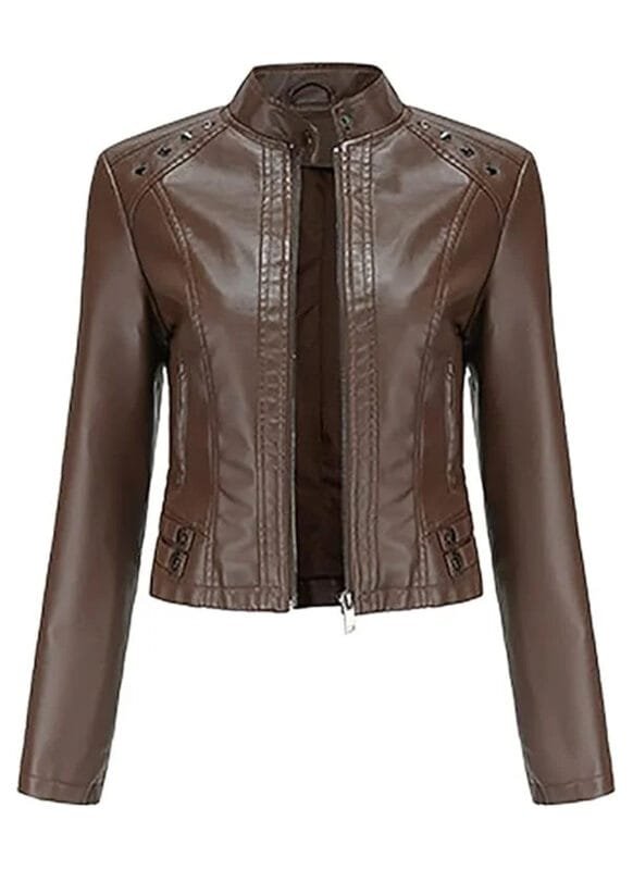 Leather Jackets Fashion Zipper Biker Jackets