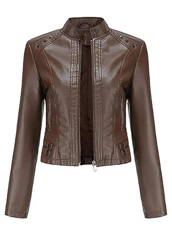 Leather Jackets Fashion Zipper Biker Jackets