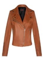Women's Biker Style Leather Jacket