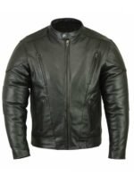 Men's Vented M/C Jacket w/ Plain Sides
