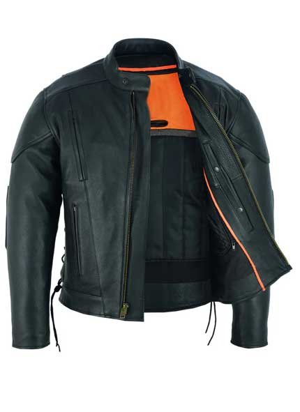 Men's Vented M/C Jacket Side Laces