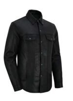 Men's Premium Lightweight Leather Shirt