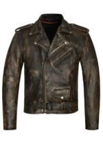 Men's Classic Plain Side Police Style Jacket