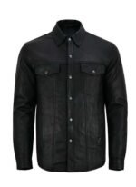 Men's Premium Lightweight Leather Shirt
