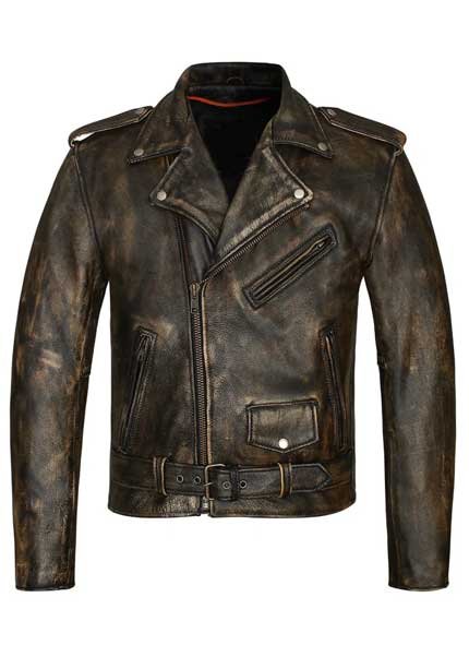 Men's Classic Plain Side Police Style Jacket