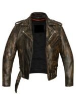 Men's Classic Plain Side Police Style Jacket
