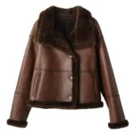 Women’s Brown Sheepskin Leather Jacket