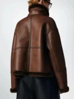 Women’s Brown Sheepskin Leather Jacket